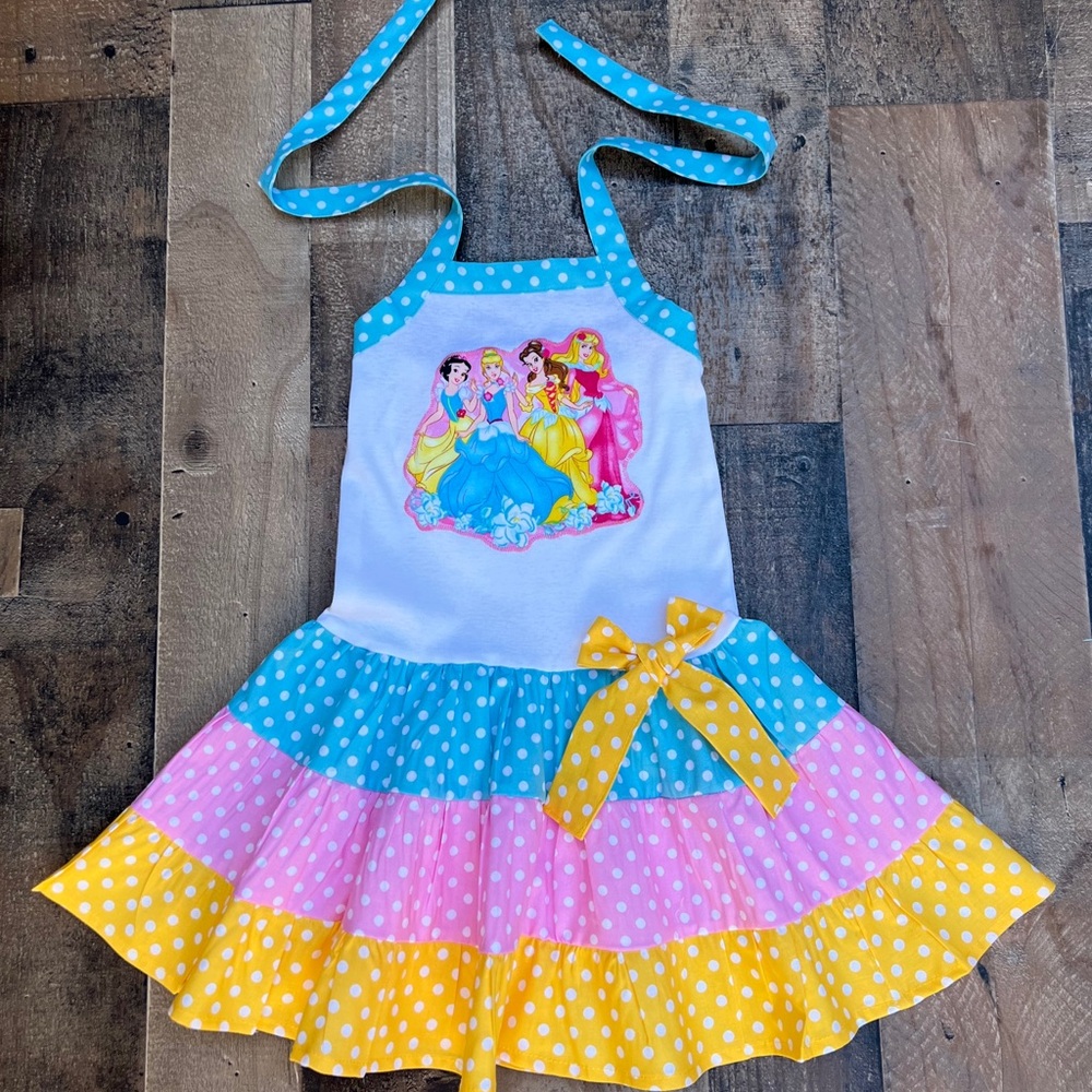 Disney Princess Dress Cinderella Snow White Belle & Sleeping Beauty size 6 girl